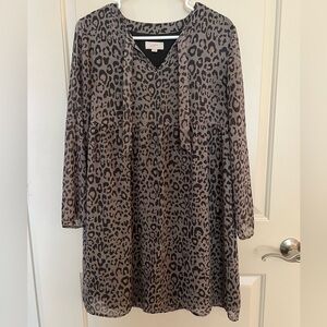 loft leopard dress